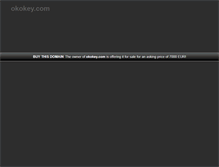 Tablet Screenshot of okokey.com